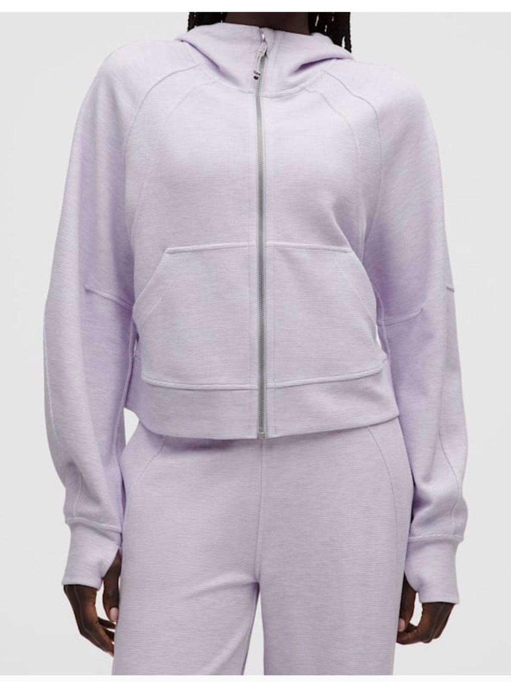 lavender Lululemon Scuba Oversized Full-Zip Hoodie